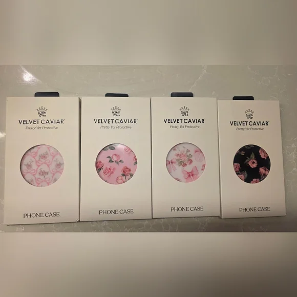 Velvet Caviar Pink and Black Floral Phone Cases S25+